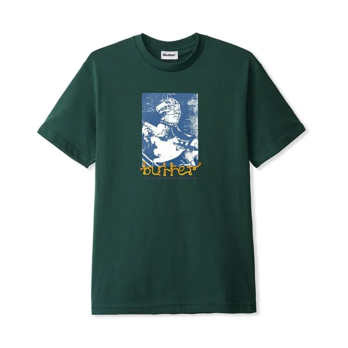 TShirts Men Butter Goods Carousel Tee Dark Forest