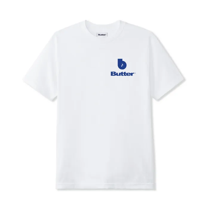 TShirts Men Butter Goods Finest Logo Tee White