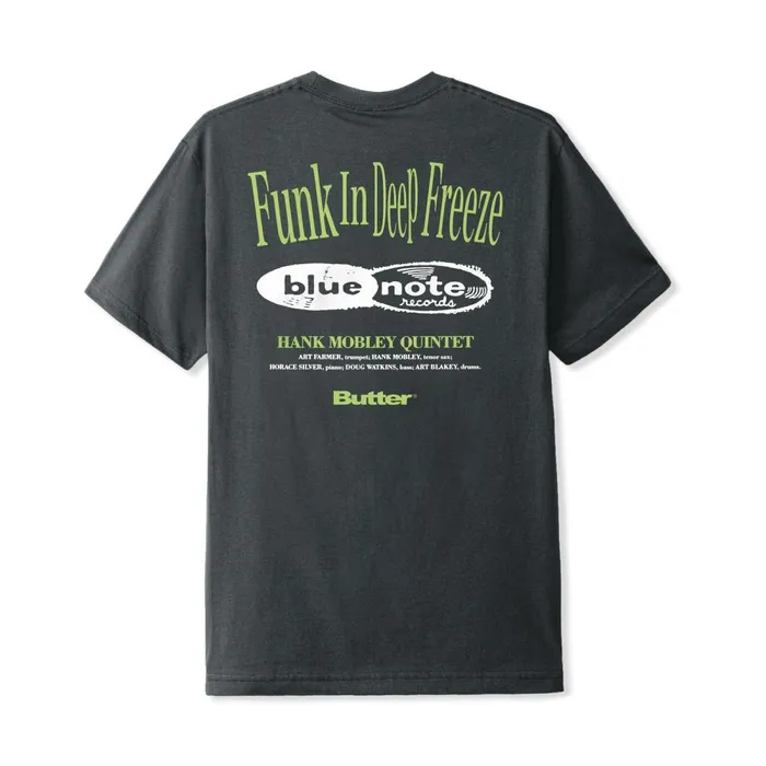 TShirts Men Butter Goods Funk Tee Charcoal TShirts Men Butter Goods Funk Tee Charcoal