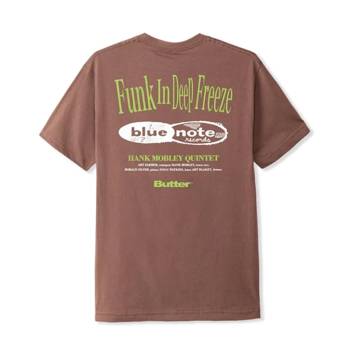 TShirts Men Butter Goods Funk Tee Washed Wood TShirts Men Butter Goods Funk Tee Washed Wood