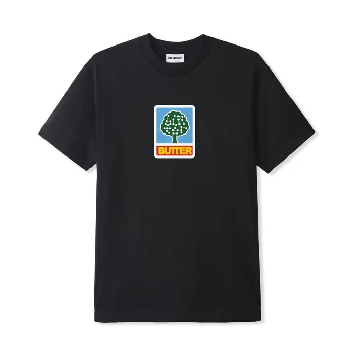 TShirts Men Butter Goods Growth Tee Black