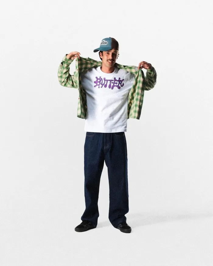 TShirts Men Butter Goods Ink Tee White