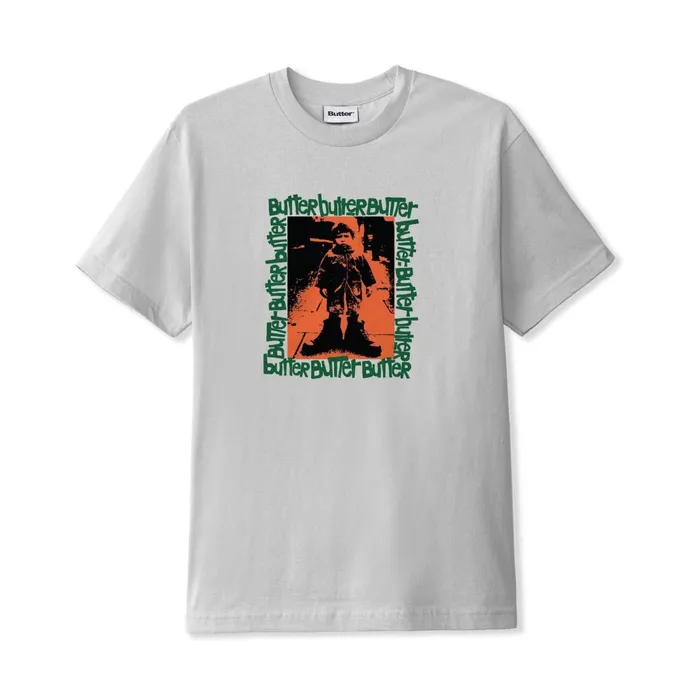 TShirts Men Butter Goods Stolen Boots Tee Cement