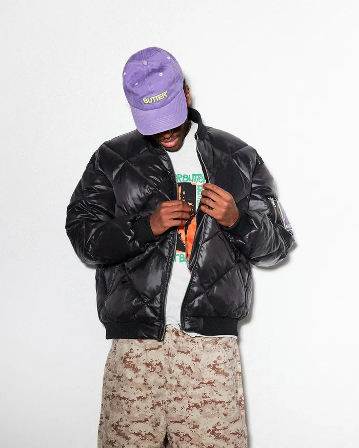TShirts Men Butter Goods Stolen Boots Tee Cement