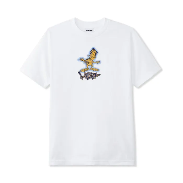 TShirts Men Butter Goods Turtle Tee White