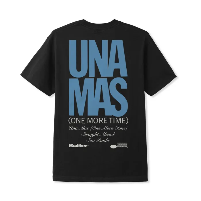 TShirts Men Butter Goods Una Mas Tee Black TShirts Men Butter Goods Una Mas Tee Black