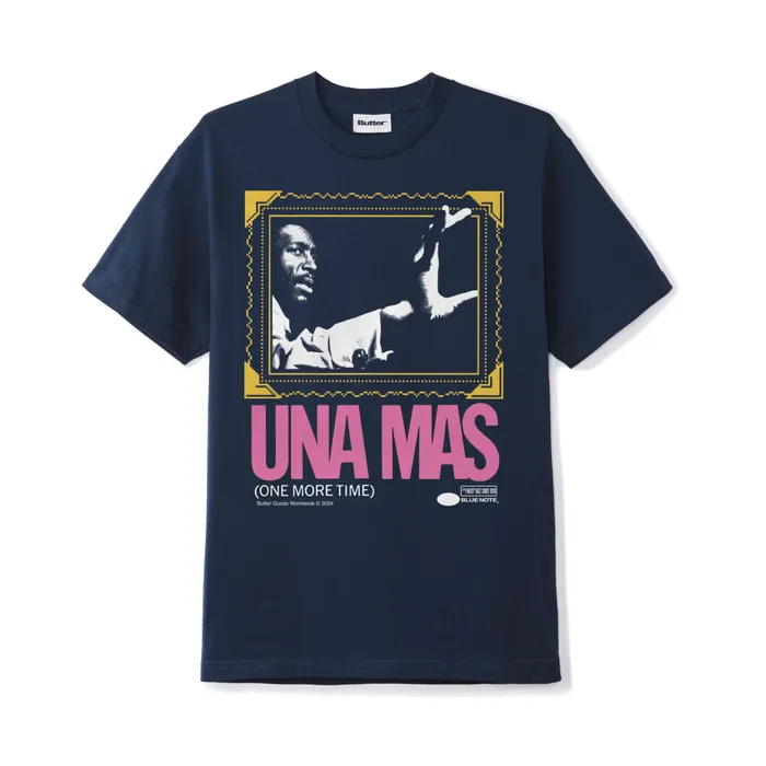 TShirts Men Butter Goods Una Mas Tee Navy