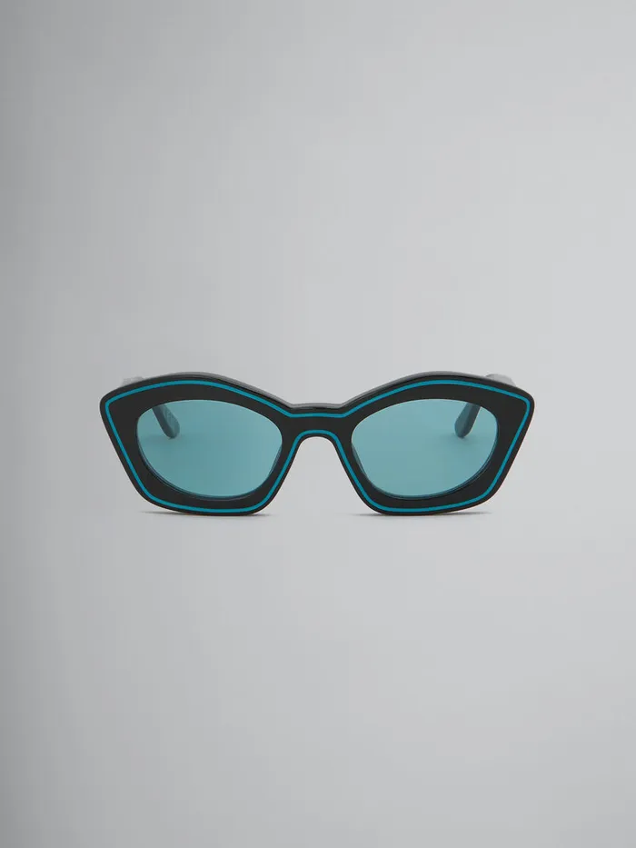 Teal Kea Island Sunglasses WomenMen Marni Sunglasses