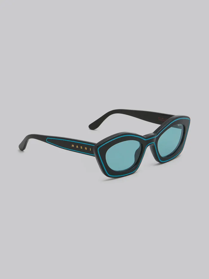 Teal Kea Island Sunglasses WomenMen Marni Sunglasses