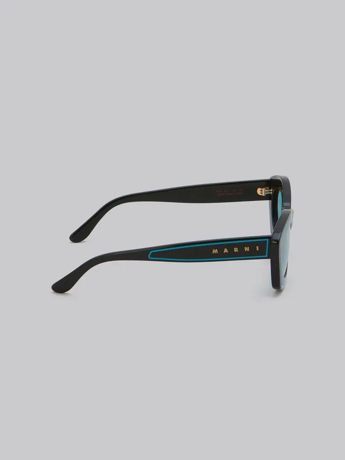 Teal Kea Island Sunglasses WomenMen Marni Sunglasses