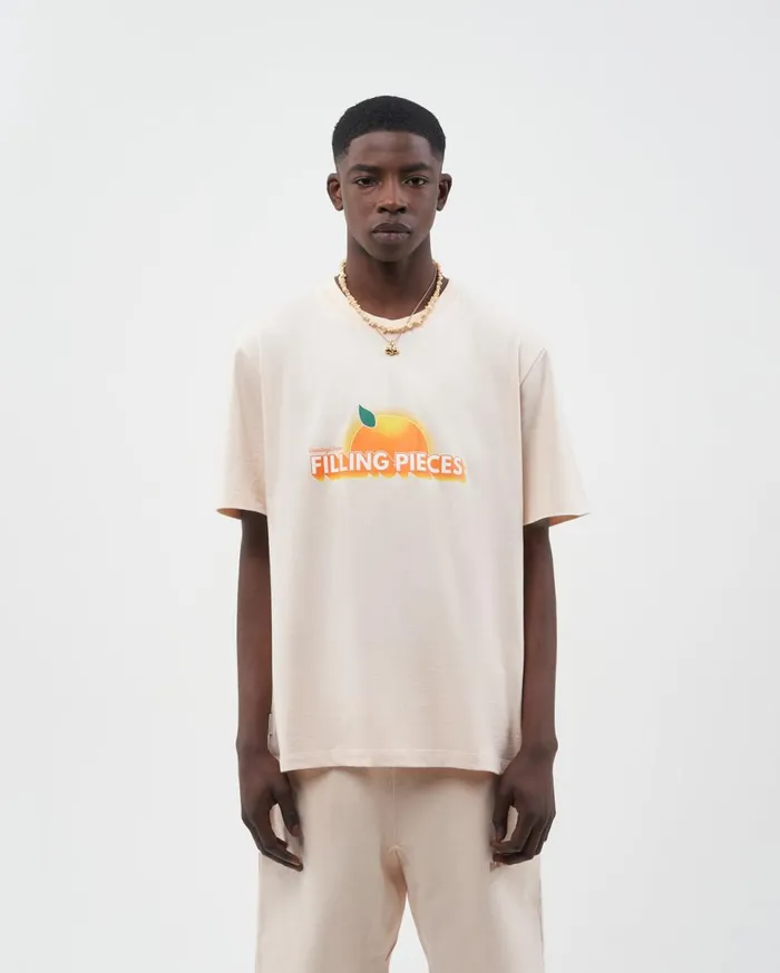 Tee Greetings Eggshell White MenWomen Filling Pieces TShirts and Shirts