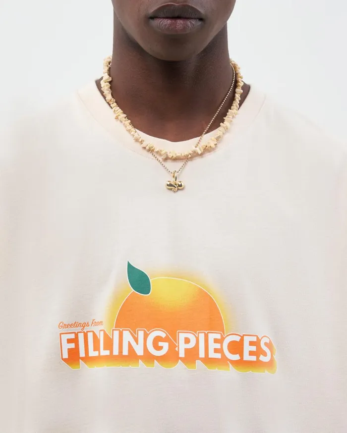 Tee Greetings Eggshell White MenWomen Filling Pieces TShirts and Shirts