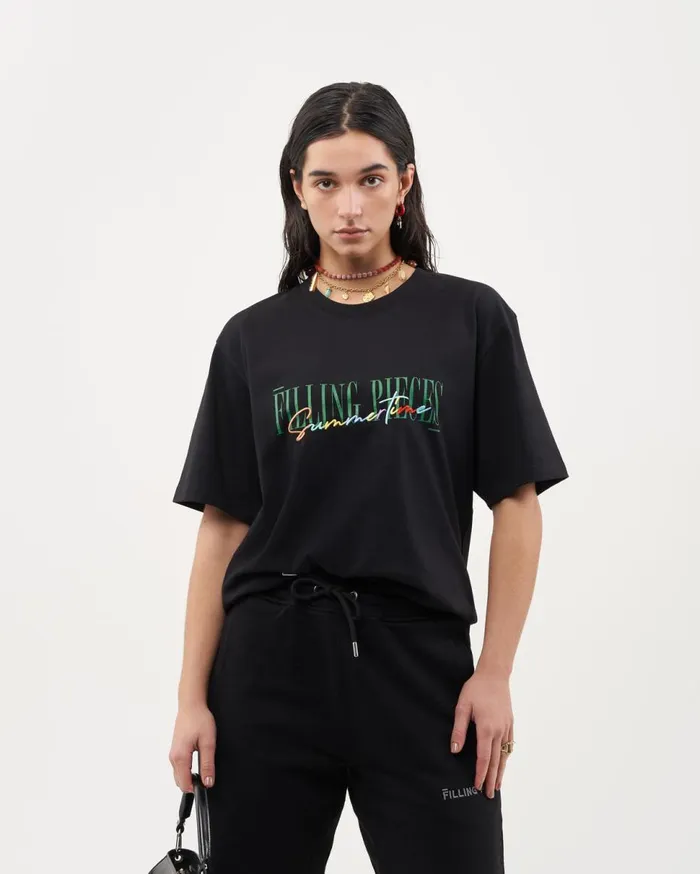 Tee Summertime Black MenWomen Filling Pieces TShirts and Shirts