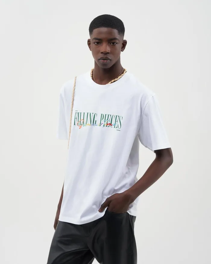 Tee Summertime White WomenMen Filling Pieces TShirts and Shirts