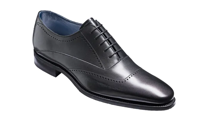 Thomas 8211 Black Calf Mens Barker Shoes Oxfords