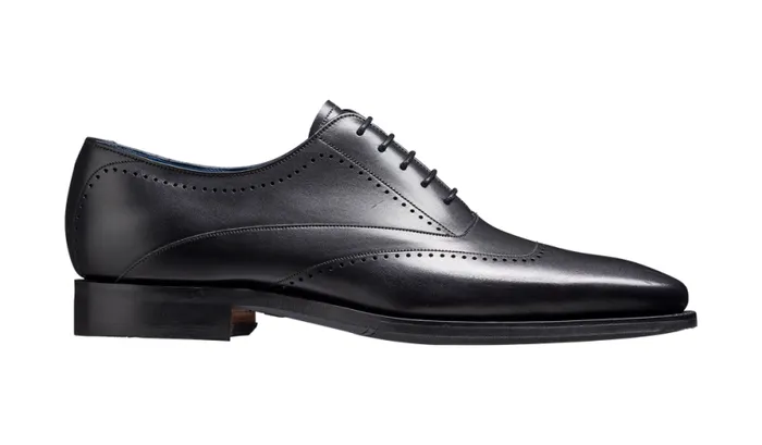 Thomas 8211 Black Calf Mens Barker Shoes Oxfords