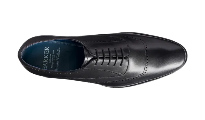 Thomas 8211 Black Calf Mens Barker Shoes Oxfords