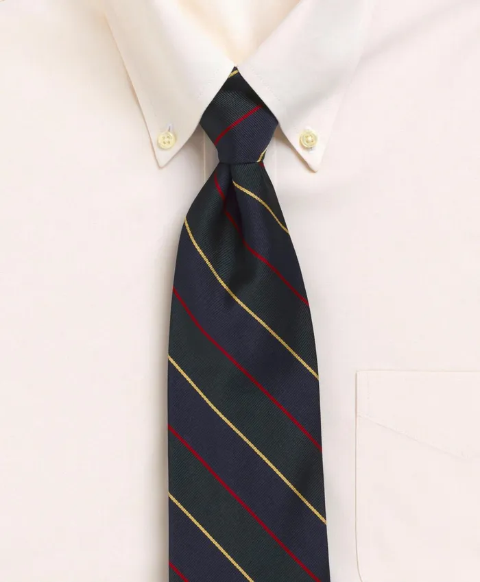 Ties andamp Pocket Squares Men Brooks Brothers Argyll andamp Sutherland Rep Tie Navygreen