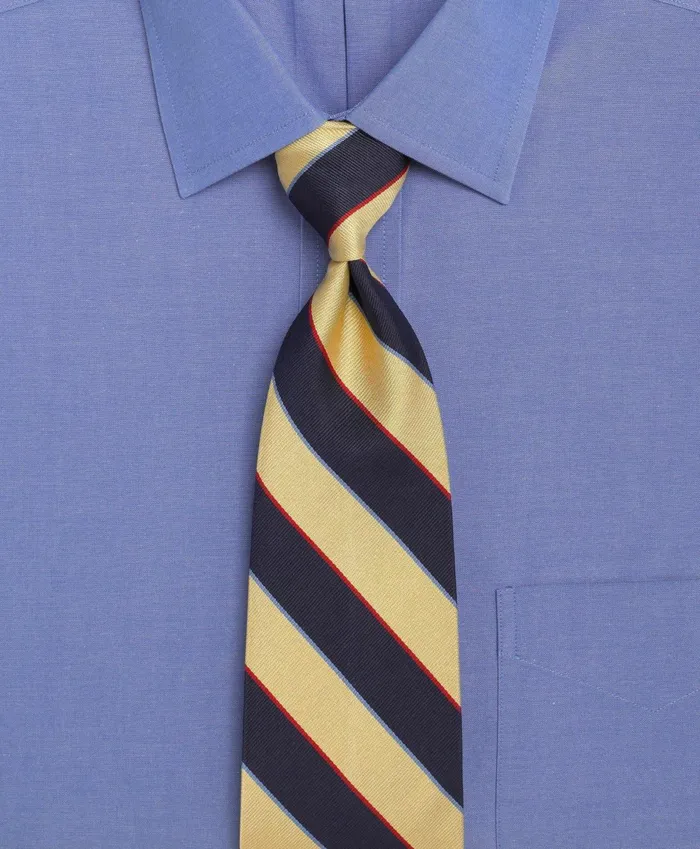 Ties andamp Pocket Squares Men Brooks Brothers Argyll andamp Sutherland Rep Tie Yellownavy