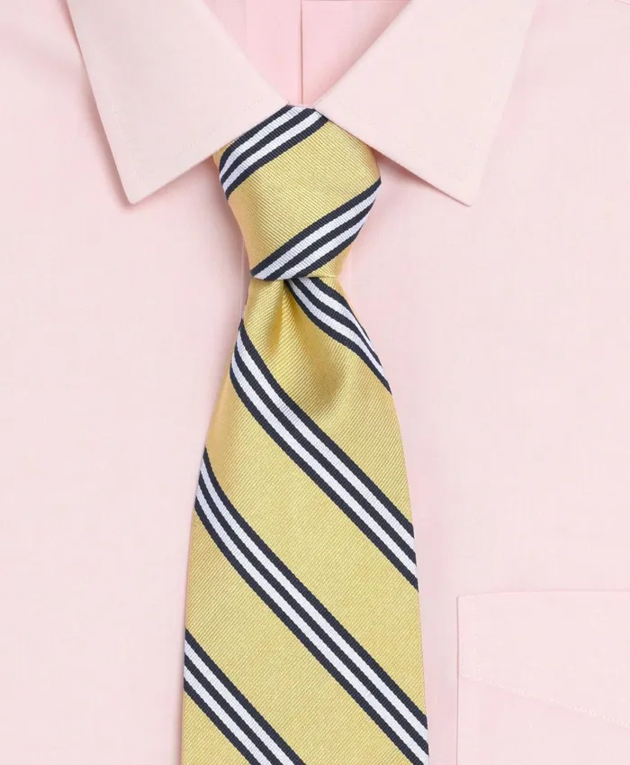 Ties andamp Pocket Squares Men Brooks Brothers Bb1 Rep Tie Goldnavy