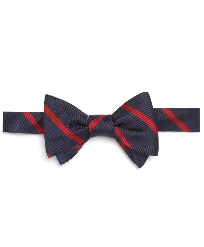 Ties andamp Pocket Squares Men Brooks Brothers Bb3 Rep Bow Tie Navyred