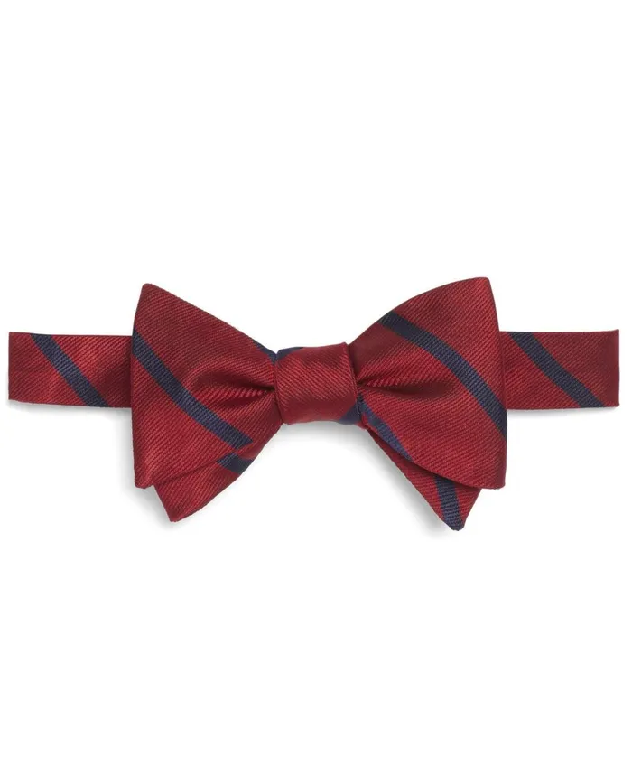 Ties andamp Pocket Squares Men Brooks Brothers Bb3 Rep Bow Tie Rednavy