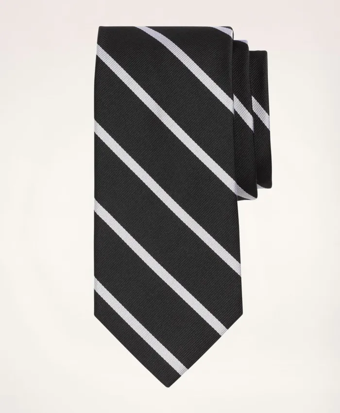 Ties andamp Pocket Squares Men Brooks Brothers Bb3 Rep Tie Blackwhite