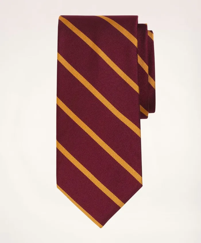 Ties andamp Pocket Squares Men Brooks Brothers Bb3 Rep Tie Burgundygold