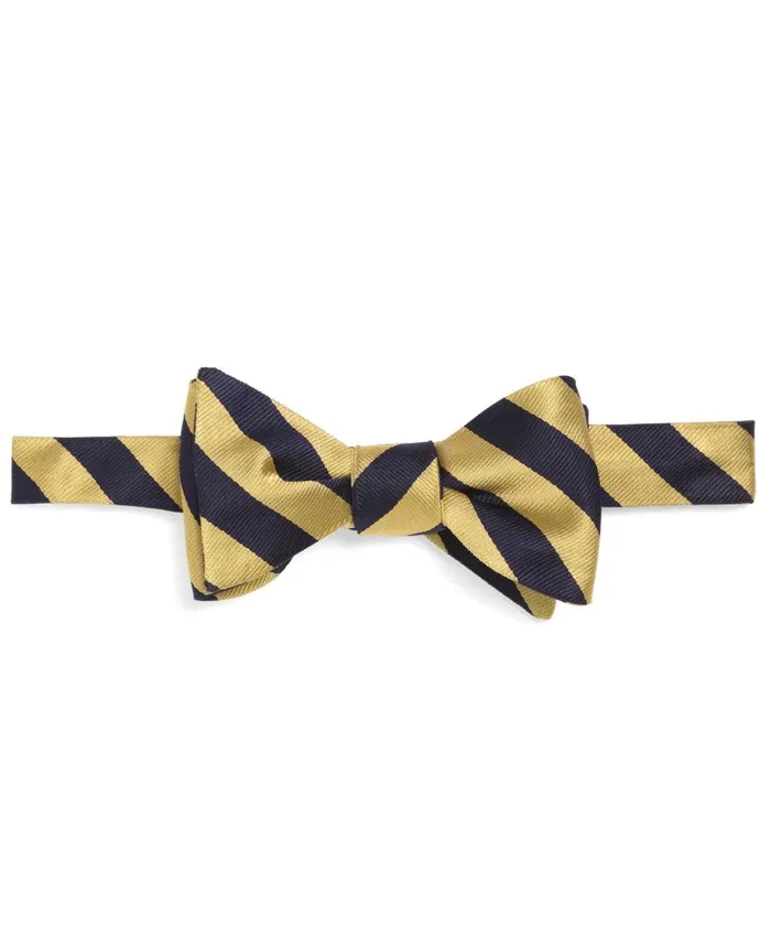 Ties andamp Pocket Squares Men Brooks Brothers Bb4 Rep Bow Tie Gold