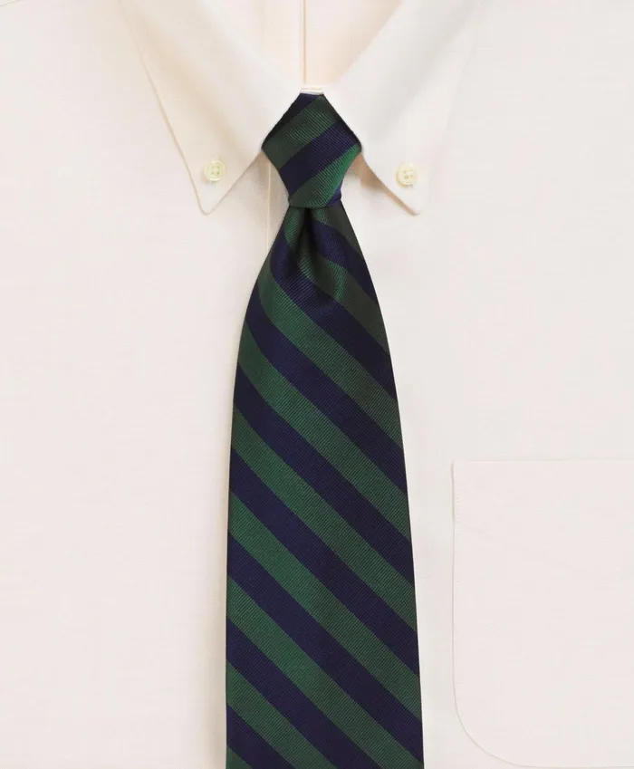 Ties andamp Pocket Squares Men Brooks Brothers Bb4 Rep Tie Greennavy