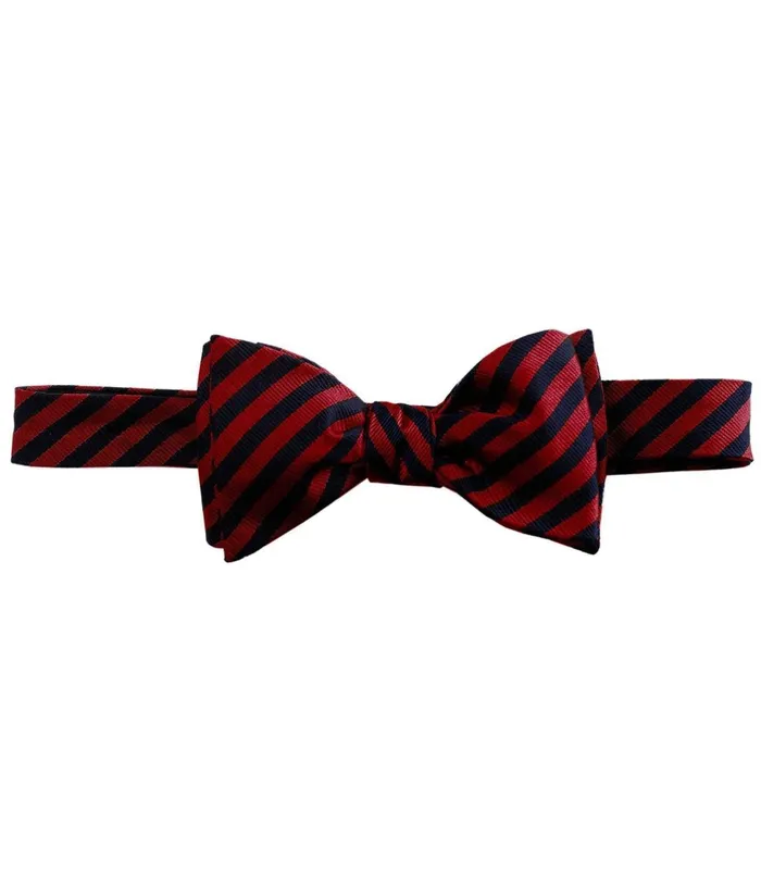 Ties andamp Pocket Squares Men Brooks Brothers Bb5 Rep Bow Tie Rednavy
