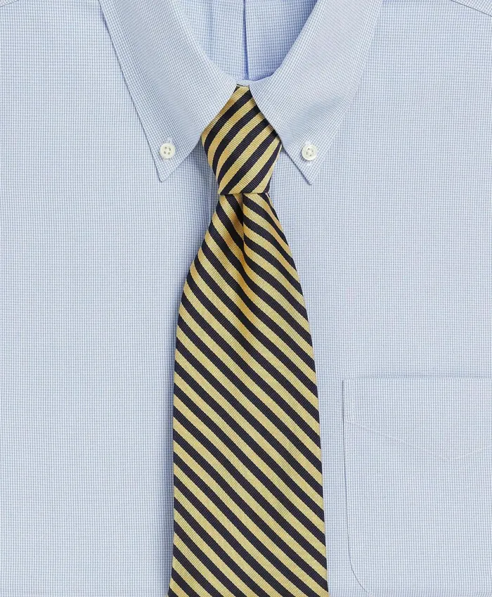 Ties andamp Pocket Squares Men Brooks Brothers Bb5 Rep Tie Goldnavy