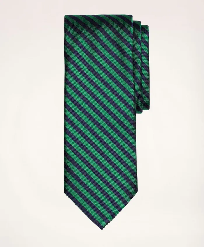 Ties andamp Pocket Squares Men Brooks Brothers Bb5 Rep Tie Greennavy