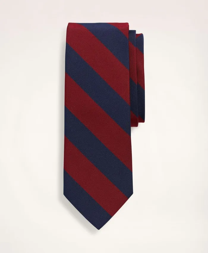 Ties andamp Pocket Squares Men Brooks Brothers Classic Rugby Tie Red