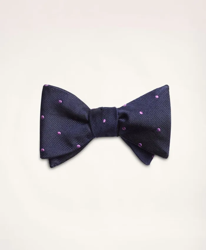 Ties andamp Pocket Squares Men Brooks Brothers Dot Bow Tie Purple