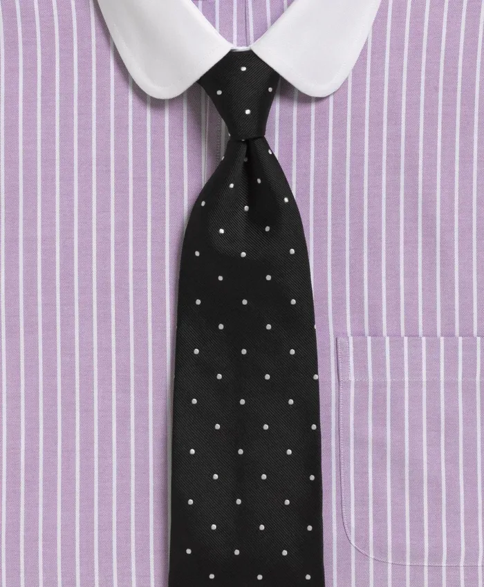 Ties andamp Pocket Squares Men Brooks Brothers Dot Rep Tie Blackwhite