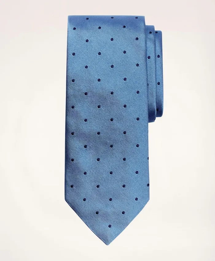 Ties andamp Pocket Squares Men Brooks Brothers Dot Rep Tie Light Bluenavy