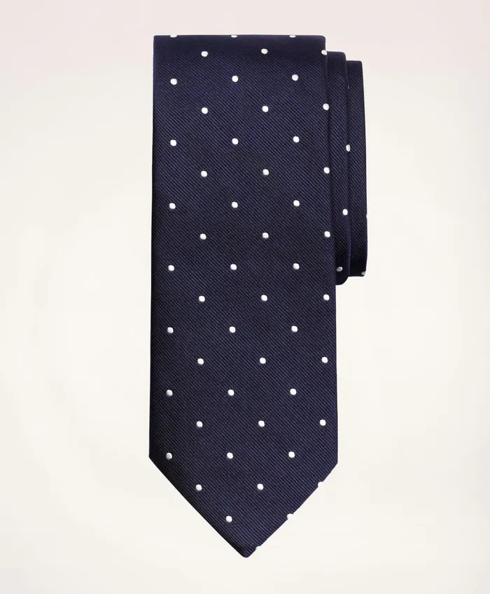 Ties andamp Pocket Squares Men Brooks Brothers Dot Rep Tie Navy