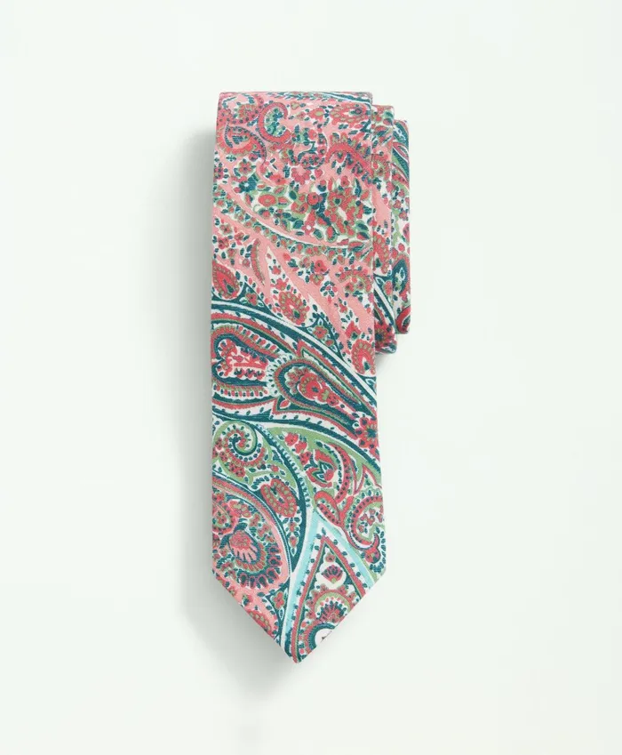 Ties andamp Pocket Squares Men Brooks Brothers Linen Jacquard Paisley Pattern Tie Bright Pink Ties andamp Pocket Squares Men Brooks Brothers Linen Jacquard Paisley Pattern Tie Bright Pink