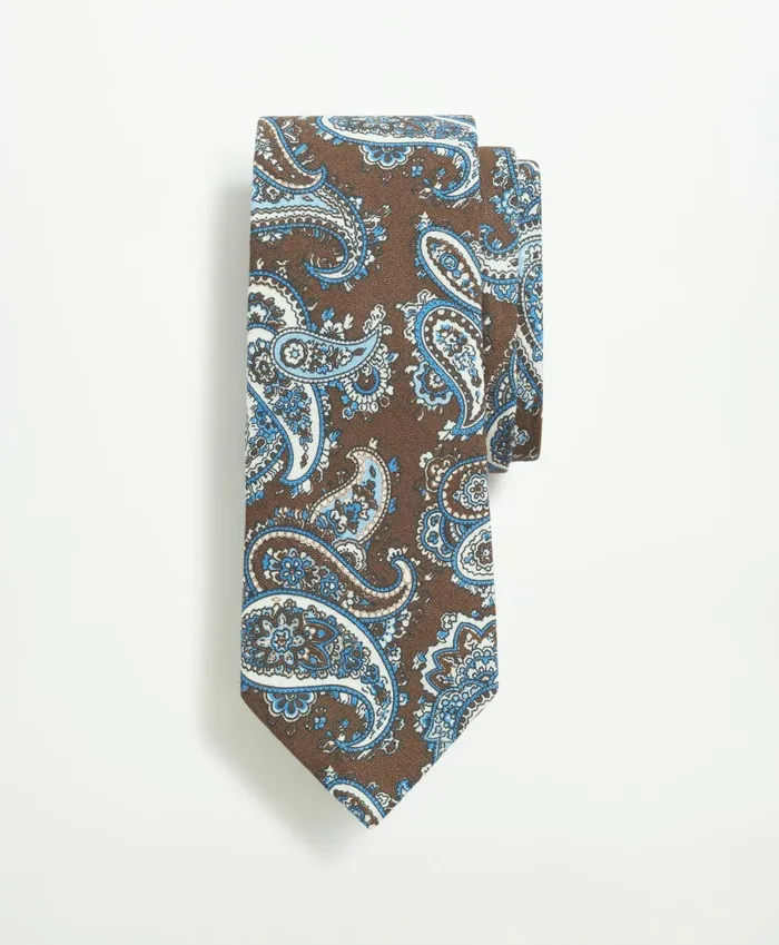 Ties andamp Pocket Squares Men Brooks Brothers Linen Jacquard Paisley Pattern Tie Brownblue Ties andamp Pocket Squares Men Brooks Brothers Linen Jacquard Paisley Pattern Tie Brownblue