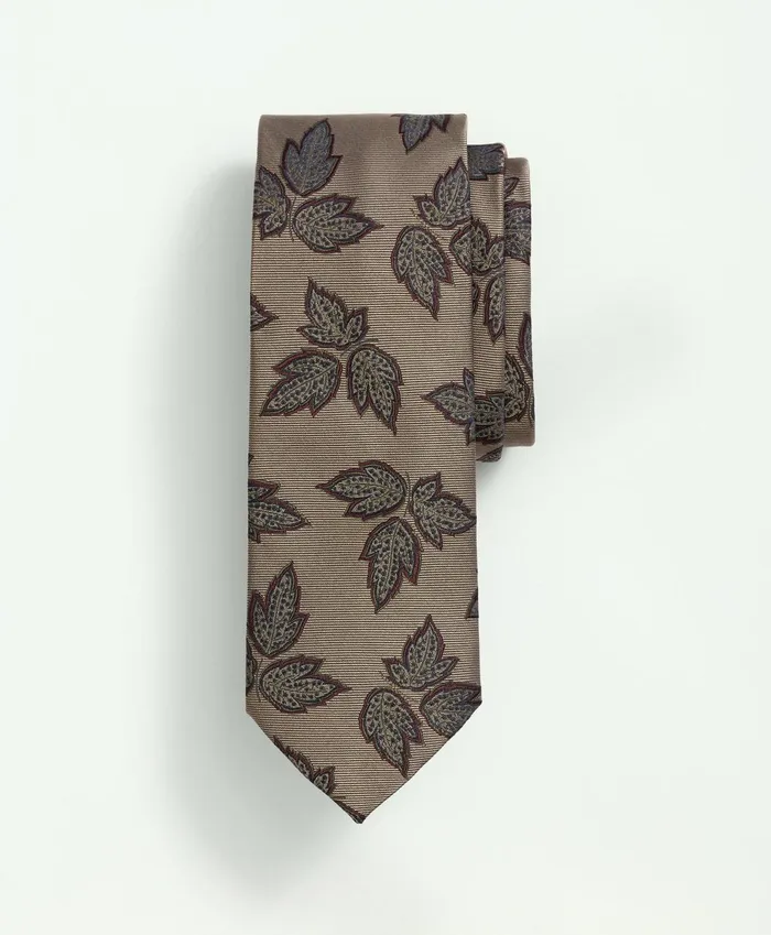 Ties andamp Pocket Squares Men Brooks Brothers Silk Autumn Leaves Tie Goldburgundy Ties andamp Pocket Squares Men Brooks Brothers Silk Autumn Leaves Tie Goldburgundy