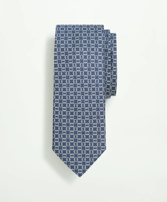 Ties andamp Pocket Squares Men Brooks Brothers Silk Circle Link Pattern Tie Navy Ties andamp Pocket Squares Men Brooks Brothers Silk Circle Link Pattern Tie Navy