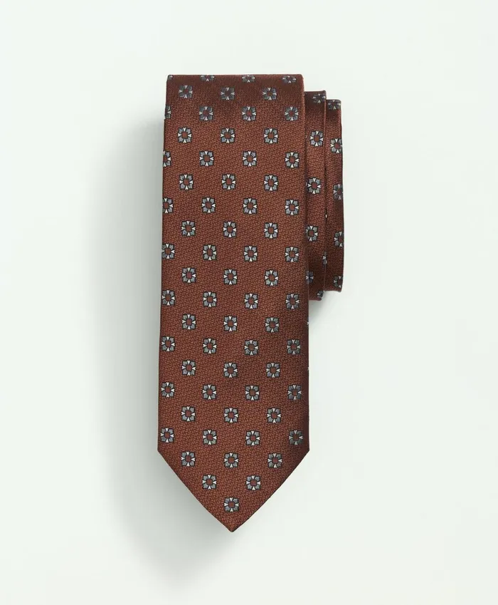 Ties andamp Pocket Squares Men Brooks Brothers Silk Diamond Flower Tie Browngrey Ties andamp Pocket Squares Men Brooks Brothers Silk Diamond Flower Tie Browngrey