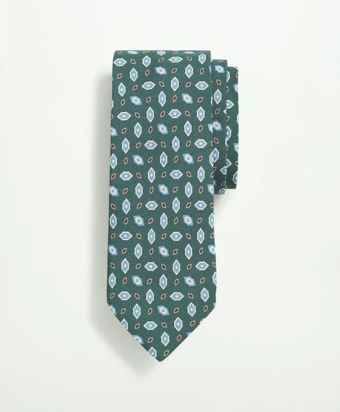 Ties andamp Pocket Squares Men Brooks Brothers Silk Diamond Print Pattern Tie Dark Green Ties andamp Pocket Squares Men Brooks Brothers Silk Diamond Print Pattern Tie Dark Green