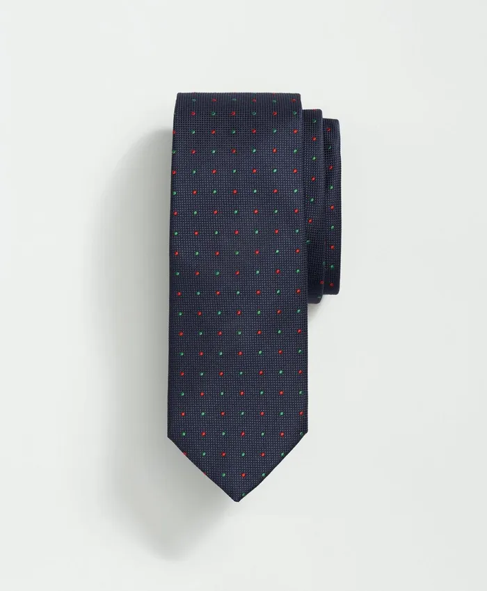 Ties andamp Pocket Squares Men Brooks Brothers Silk Holiday Dot Tie Navy Multi Ties andamp Pocket Squares Men Brooks Brothers Silk Holiday Dot Tie Navy Multi