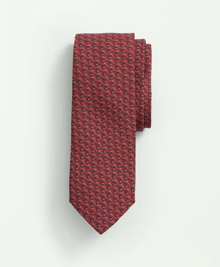 Ties andamp Pocket Squares Men Brooks Brothers Silk Mini Horsebit Link Tie Red Ties andamp Pocket Squares Men Brooks Brothers Silk Mini Horsebit Link Tie Red