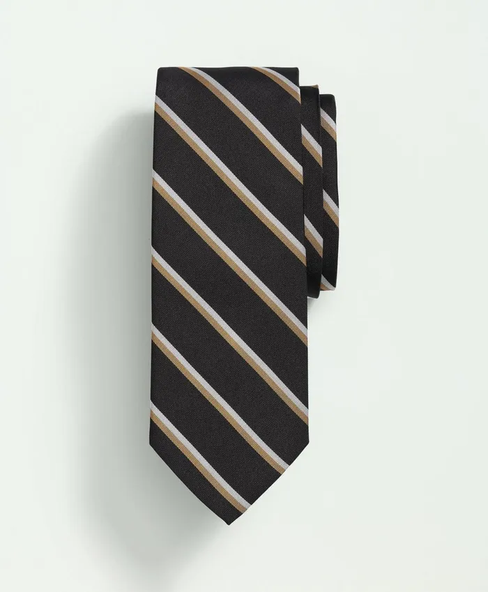 Ties andamp Pocket Squares Men Brooks Brothers Silk Mini Rep Striped Tie Blackgold Ties andamp Pocket Squares Men Brooks Brothers Silk Mini Rep Striped Tie Blackgold