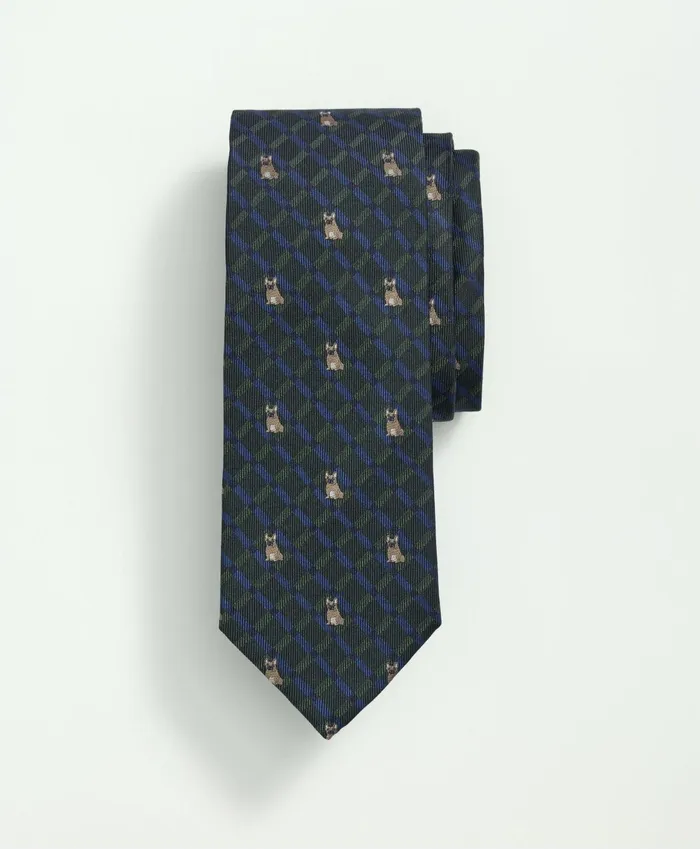 Ties andamp Pocket Squares Men Brooks Brothers Silk Plaid Frenchie Dog Tie Dark Greenblue Ties andamp Pocket Squares Men Brooks Brothers Silk Plaid Frenchie Dog Tie Dark Greenblue