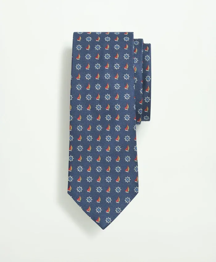 Ties andamp Pocket Squares Men Brooks Brothers Silk Sailboat Pattern Tie Navymulti Ties andamp Pocket Squares Men Brooks Brothers Silk Sailboat Pattern Tie Navymulti