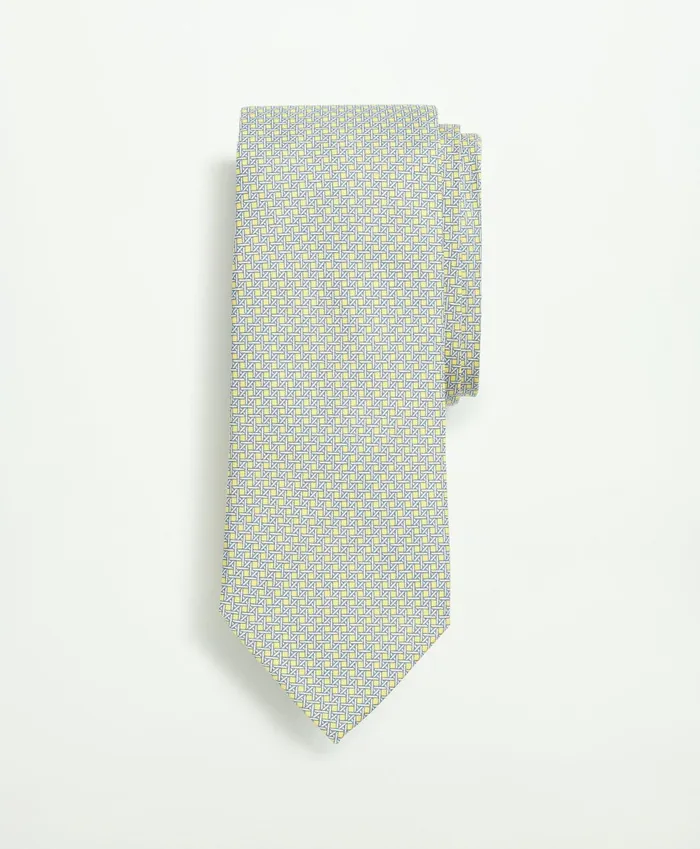 Ties andamp Pocket Squares Men Brooks Brothers Silk Twill Cane Pattern Tie Yellow Ties andamp Pocket Squares Men Brooks Brothers Silk Twill Cane Pattern Tie Yellow